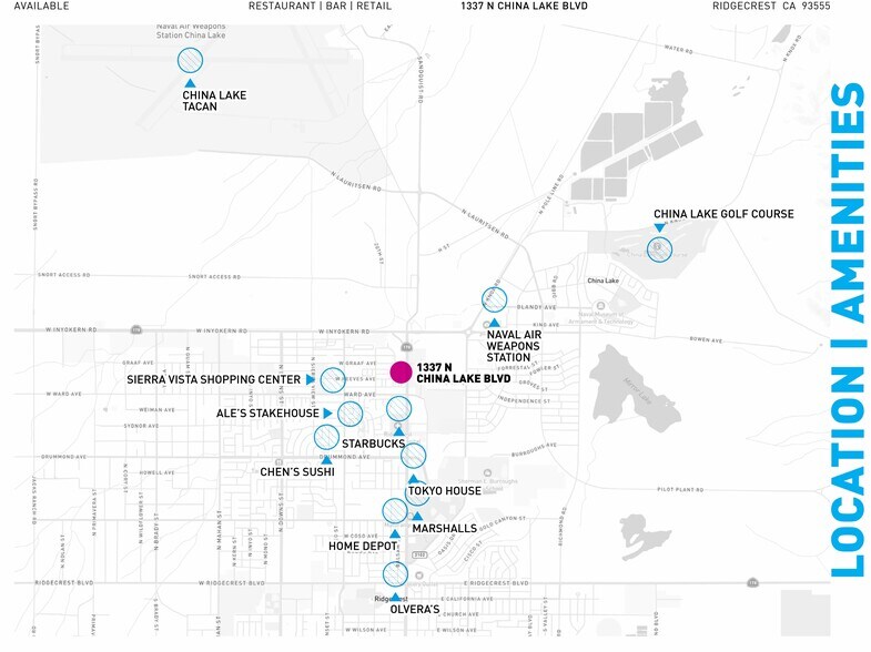 More Photos Of 1337 N China Lake Blvd, Ridgecrest Restaurant For Lease