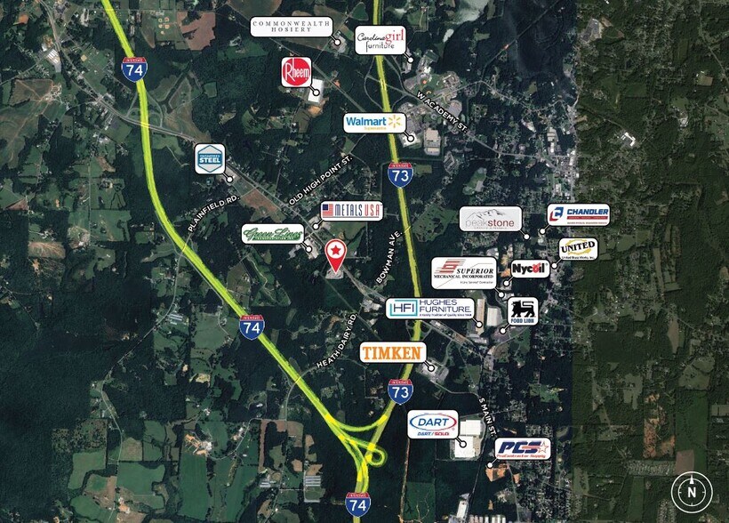 More Photos Of 4139 US Highway 311 Hwy, Randleman Warehouse For Lease