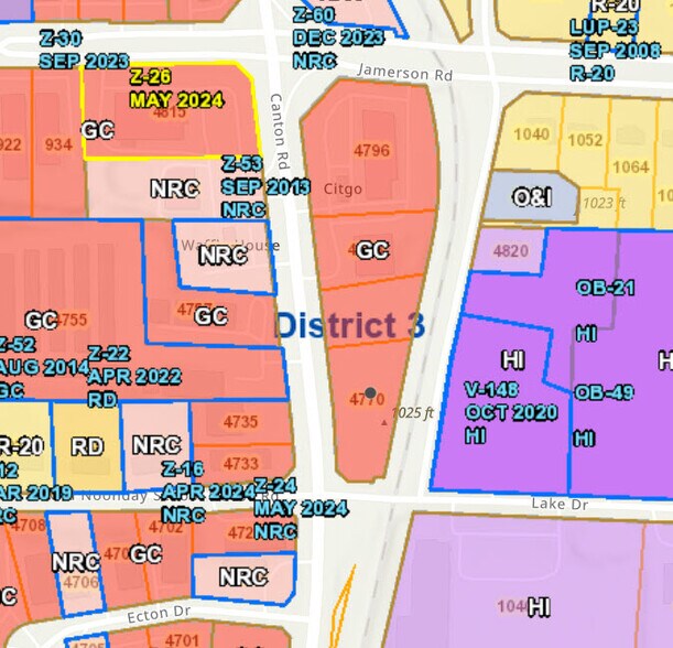 More Photos Of 4770 Canton Rd, Marietta Land For Sale