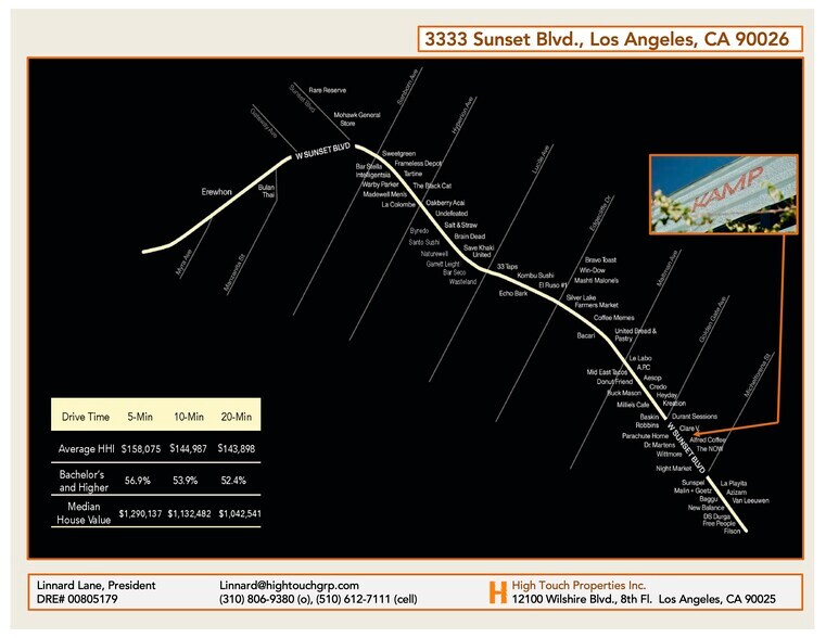 More Photos Of 3333-3339 W Sunset Blvd, Los Angeles General Retail For Lease