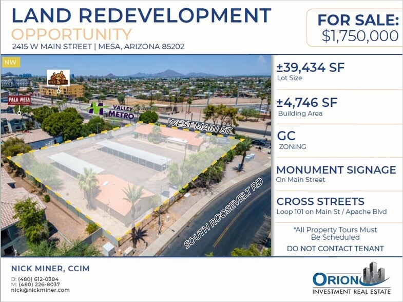 Primary Photo Of 2415 W Main St, Mesa Land For Sale