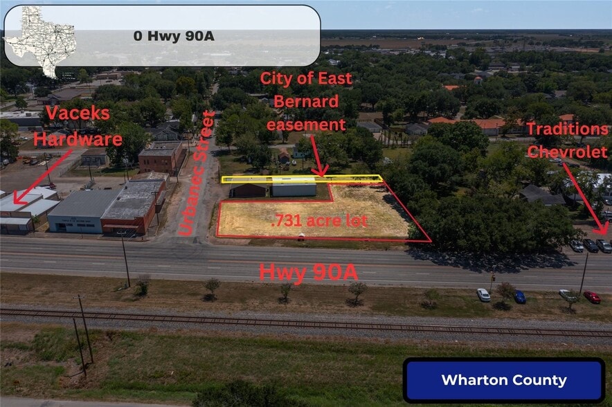 Primary Photo Of 802 Main Street, East Bernard Land For Sale