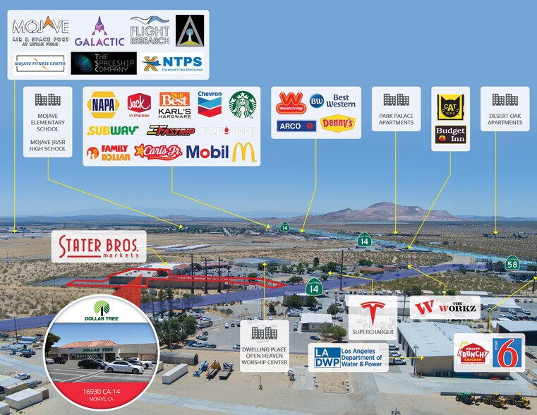 More Photos Of 16930 State Highway 14, Mojave Freestanding For Sale