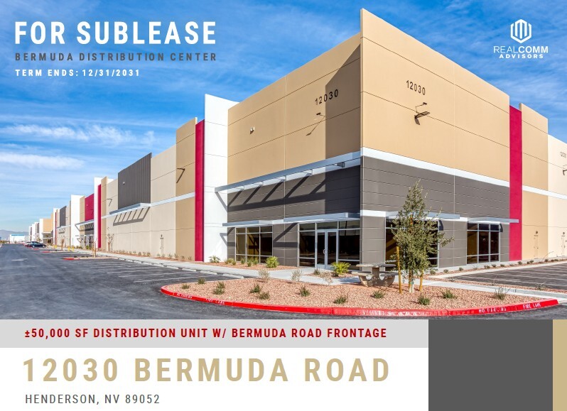 Primary Photo Of 12030 Bermuda Rd, Henderson Warehouse For Lease