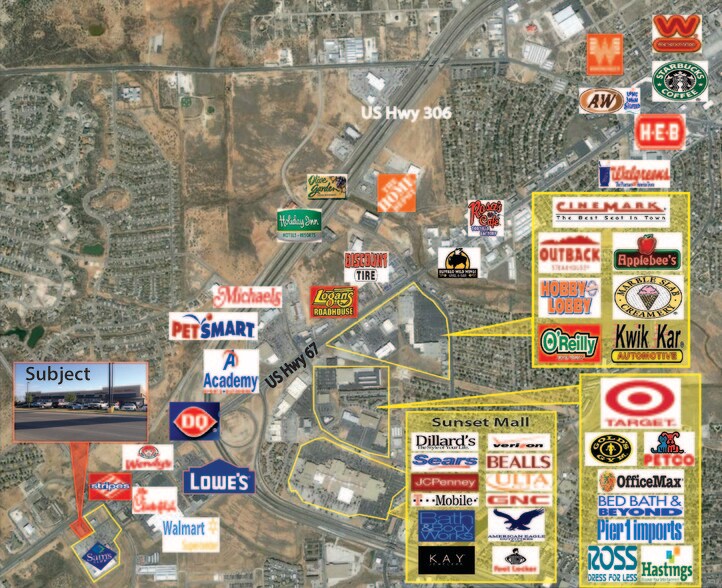 More Photos Of 5769 Sherwood Way, San Angelo Freestanding For Lease