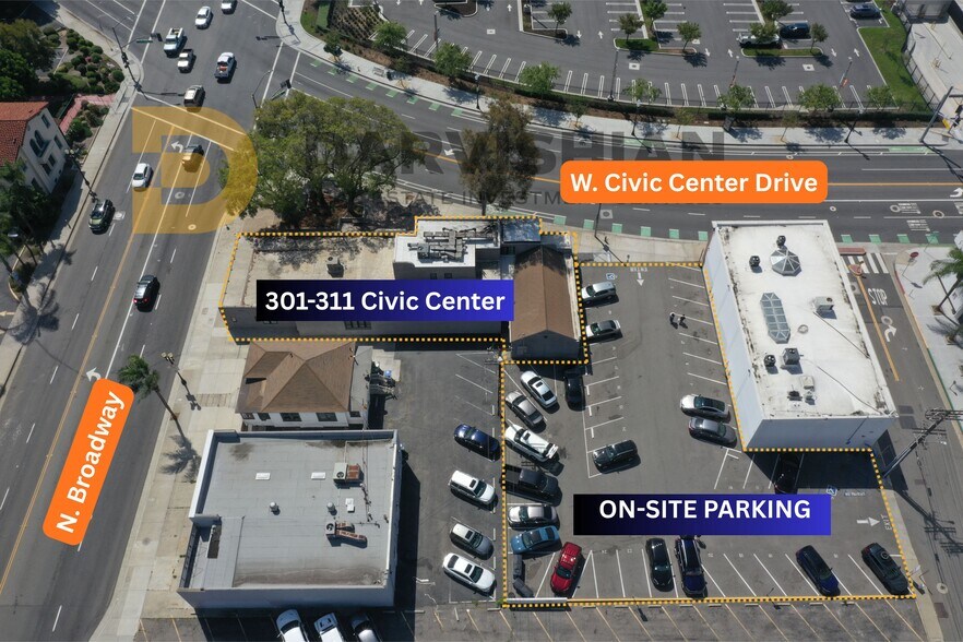 Primary Photo Of 301-311 W Civic Center Dr, Santa Ana Office For Lease