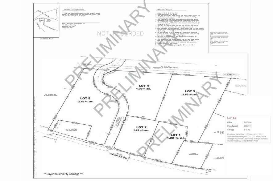 More Photos Of 8000-8005 Old Lee Hwy, Ooltewah Land For Sale