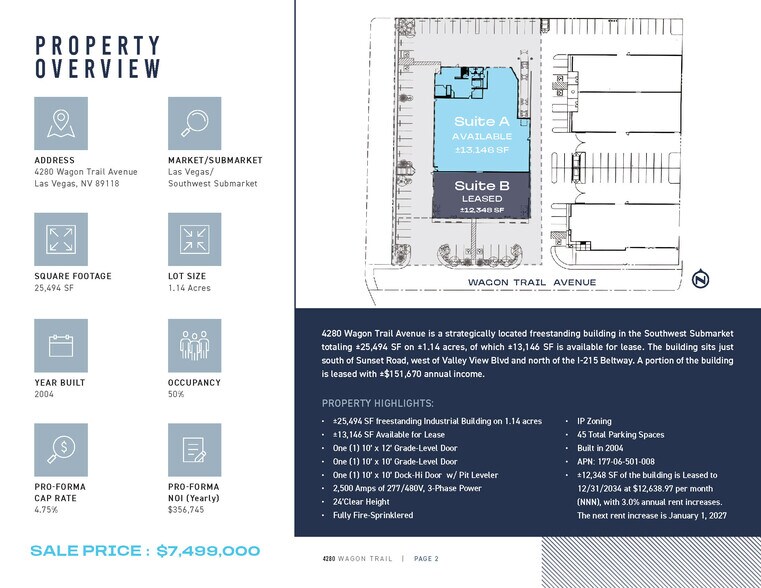 More Photos Of 4280 Wagon Trail Ave, Las Vegas Warehouse For Sale