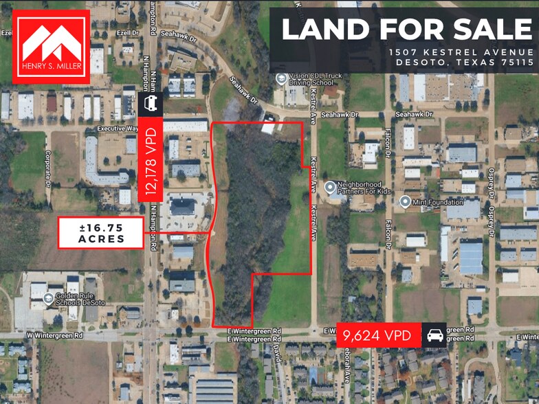 Primary Photo Of 1507 Kestrel Ave, DeSoto Land For Sale