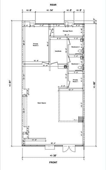 More Photos Of 1050 Admiral Ct, San Bruno Storefront For Lease