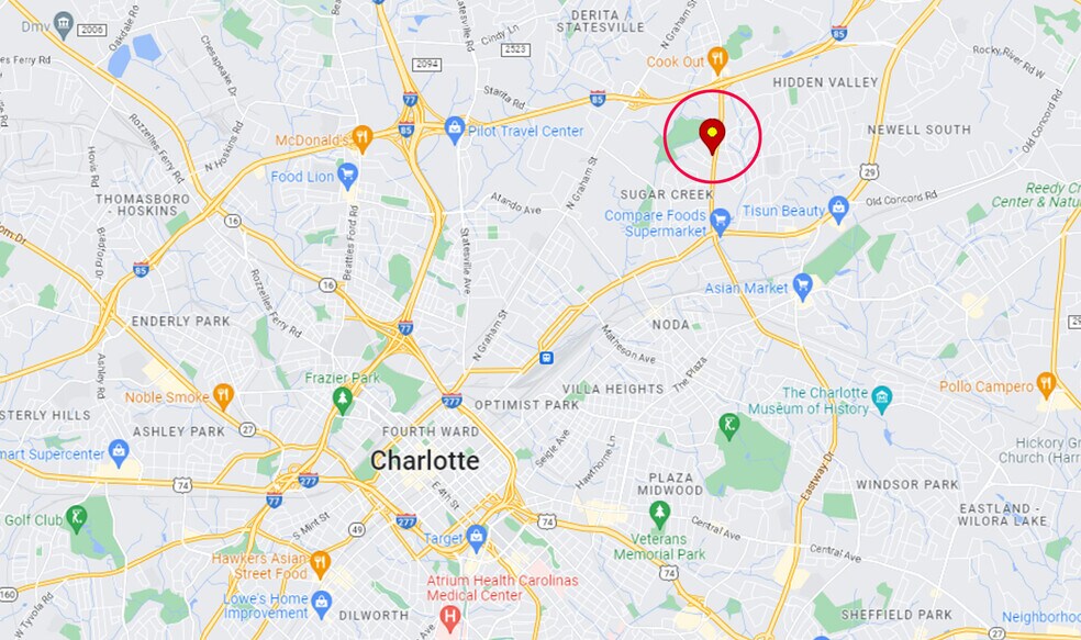 More Photos Of 723 W Sugar Creek Rd, Charlotte Office For Sale