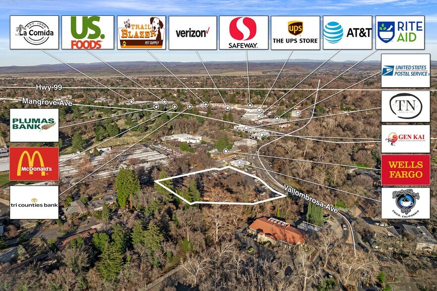 More Photos Of 250 Vallombrosa Ave, Chico General Retail For Sale
