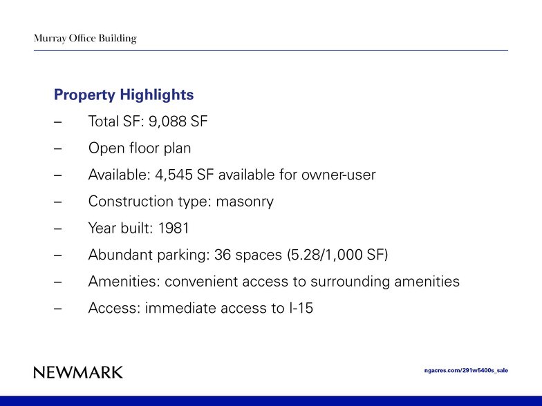 More Photos Of 291 W 5400 S, Murray Office For Lease