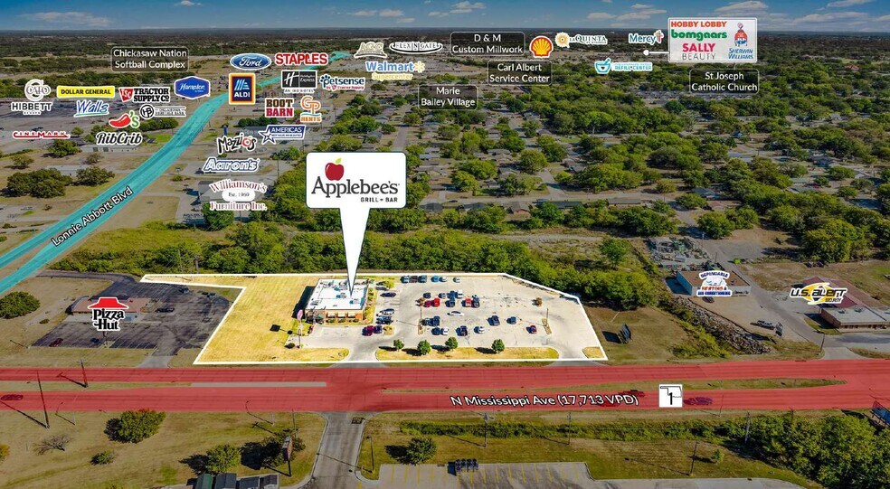 More Photos Of 1220 N Mississippi Ave, Ada Restaurant For Sale