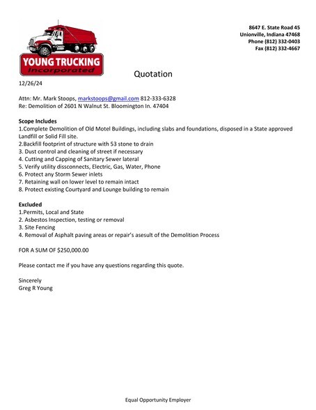 More Photos Of 2601 N Walnut St, Bloomington Hospitality For Sale