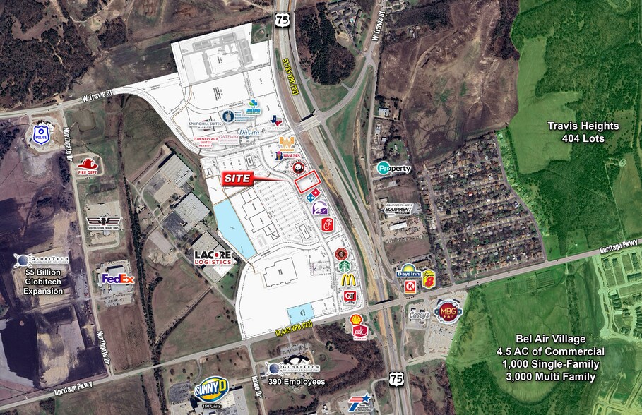 More Photos Of 3200 S US Highway 75, Sherman Land For Lease