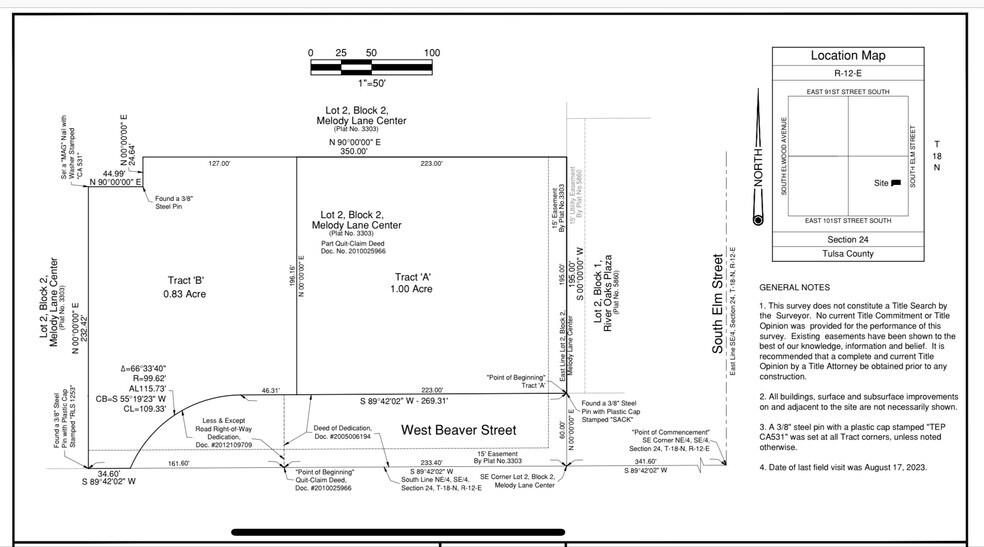 More Photos Of 625 W Beaver St, Jenks Land For Sale