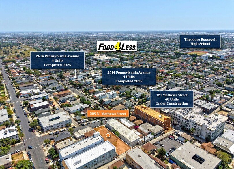 More Photos Of 209 N Mathews St, Los Angeles Land For Sale