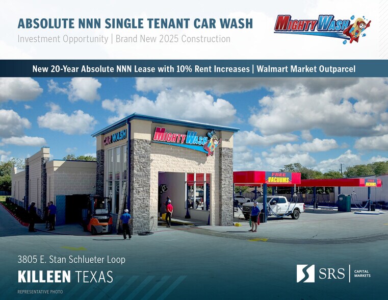 Primary Photo Of 3805 Stan Schlueter Loop, Killeen Carwash For Sale