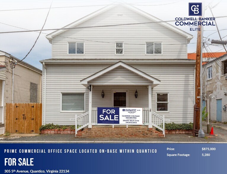 Primary Photo Of 305 5th Ave, Quantico Office For Sale