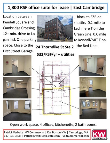More Photos Of 24 Thorndike St, Cambridge Office For Lease