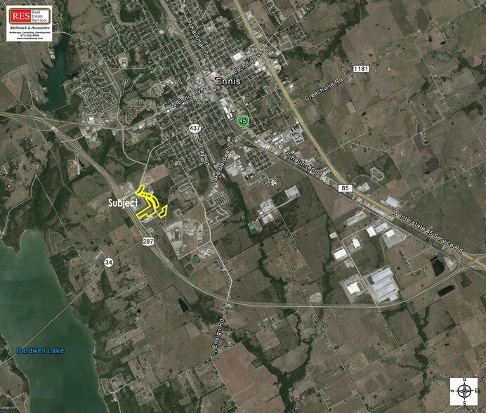 More Photos Of Highway 287 @ W Lampass Street, Ennis Land For Sale