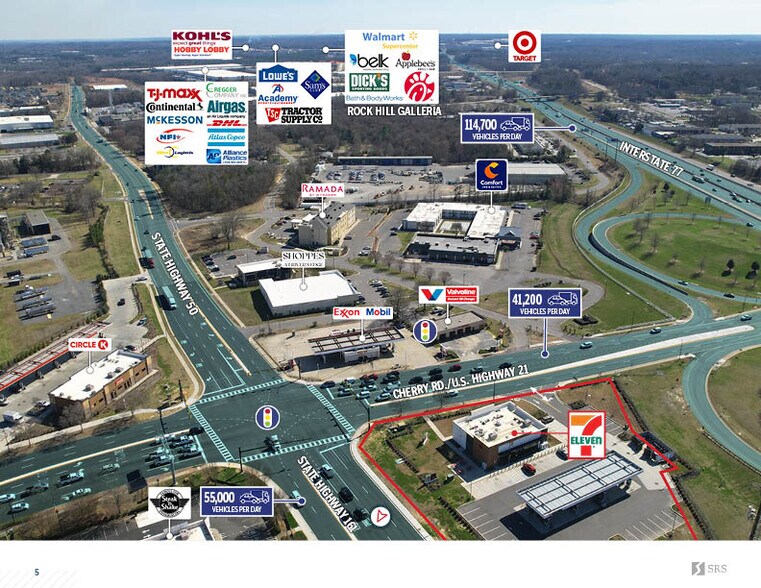 More Photos Of 2751 Cherry Rd, Rock Hill Service Station For Lease