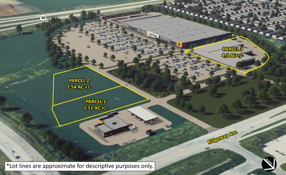 Primary Photo Of US Highway 20 @ Highway 58, Cedar Falls Land For Sale