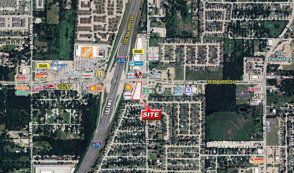 More Photos Of SEQ of I-635 & Elam Rd, Balch Springs Land For Sale