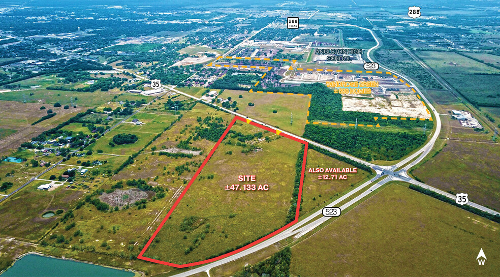 Primary Photo Of SH 35 & Hwy 523, Angleton Land For Sale