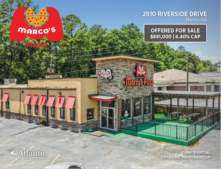 Primary Photo Of 2910 Riverside Dr, Macon-Bibb Restaurant For Sale