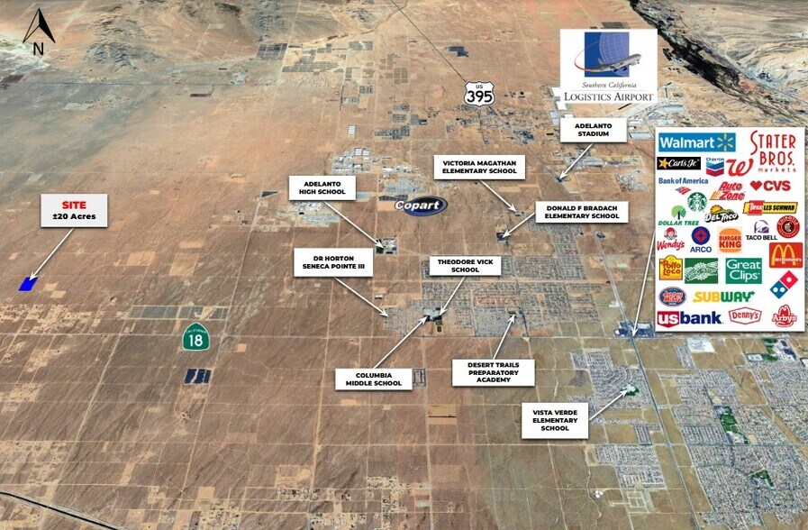 Primary Photo Of 0 Lessing Rd, Phelan Land For Sale