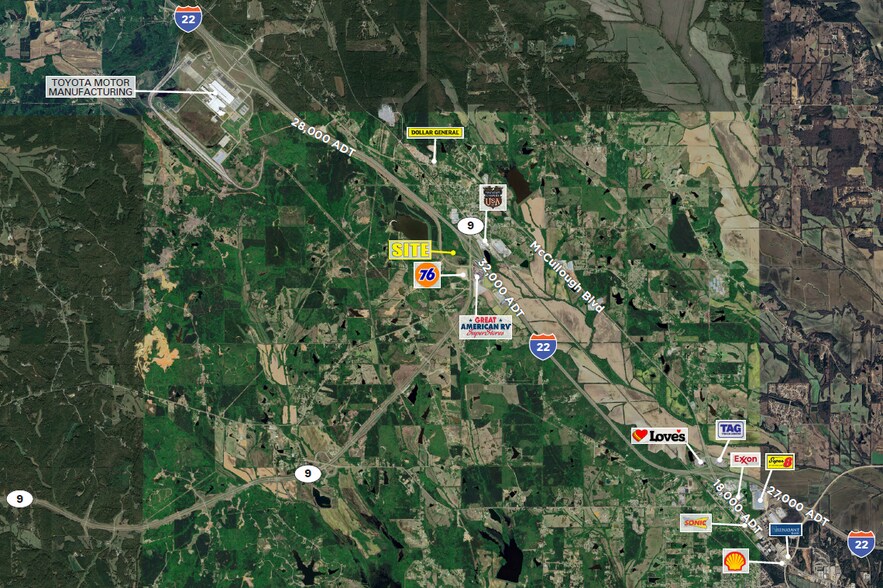 Primary Photo Of I-22 & SR 9, Belden Land For Lease