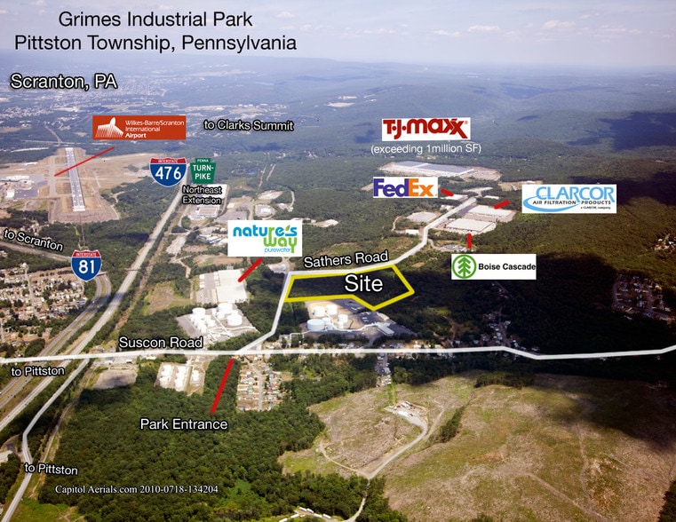 Primary Photo Of Sathers Drive & Commerce Rd, Pittston Township Land For Sale