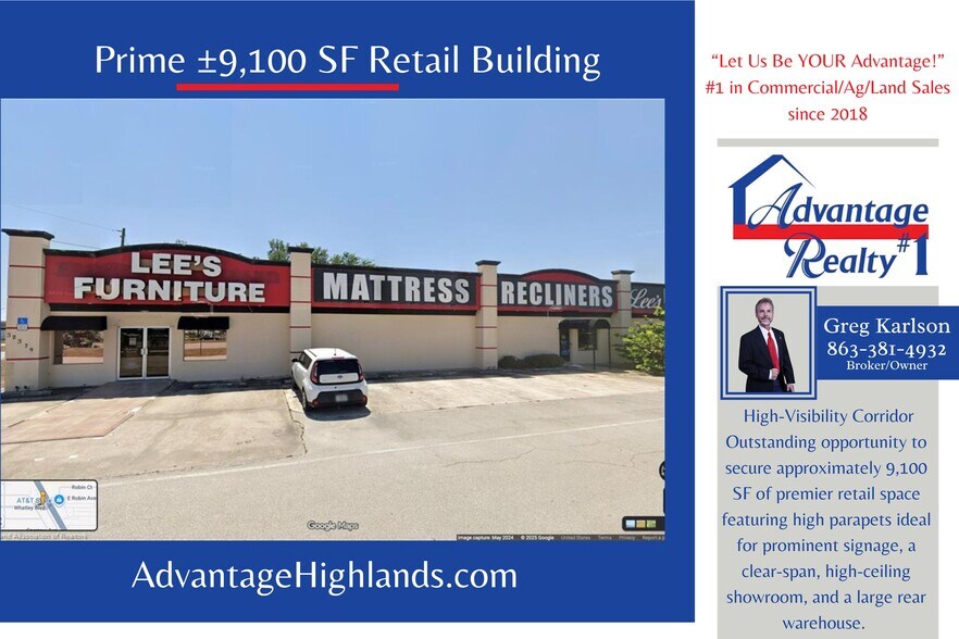 Primary Photo Of 32379 Broadway St, Sebring Storefront For Sale