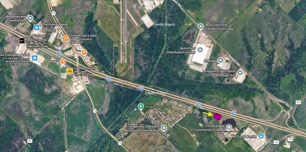 More Photos Of 2 Acres Interstate 20 East Terrell TX, Terrell Land For Lease