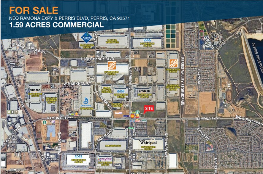 Primary Photo Of 130 Ramona Expy, Perris Land For Sale