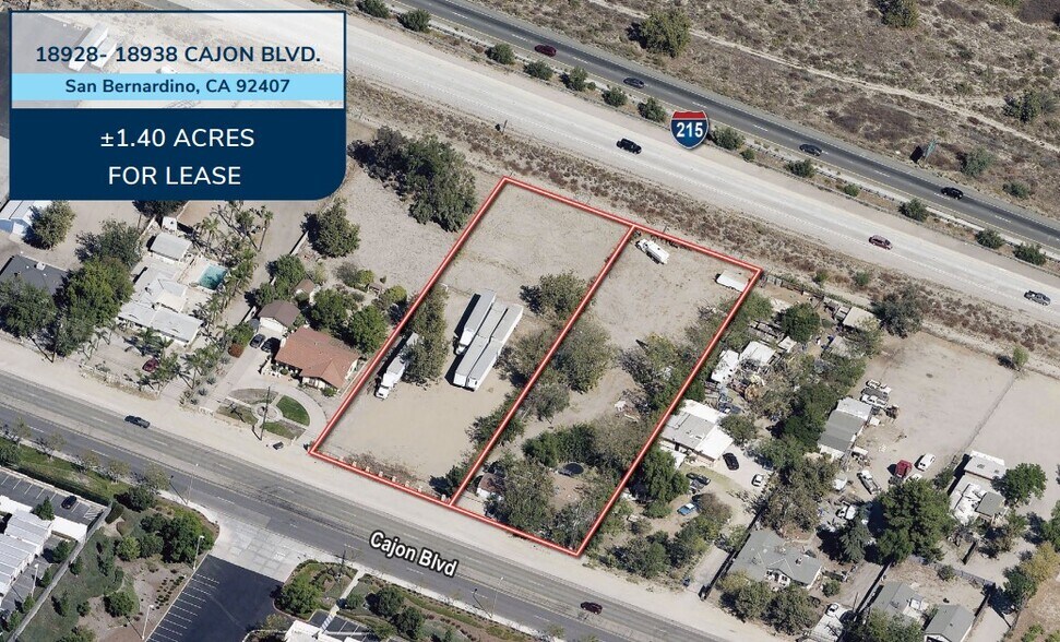Primary Photo Of 18938 Cajon Blvd, San Bernardino Land For Lease
