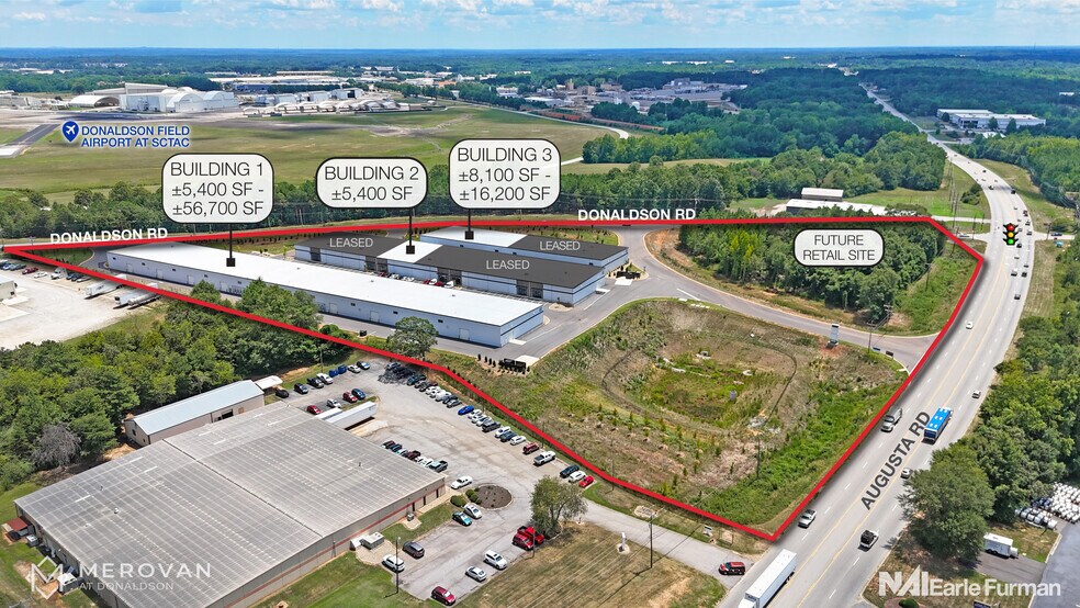 More Photos Of Augusta Rd & Donaldson Rd, Greenville Unknown For Lease