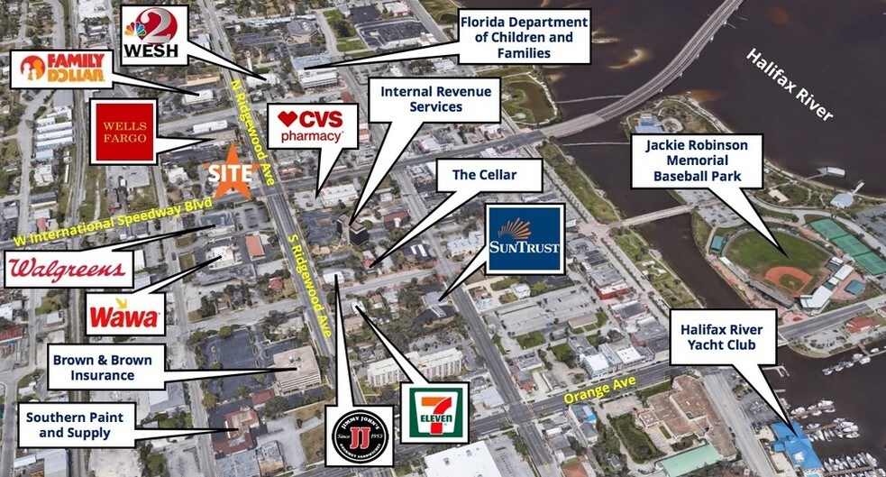 More Photos Of 100 N Ridgewood Ave, Daytona Beach General Retail For Sale