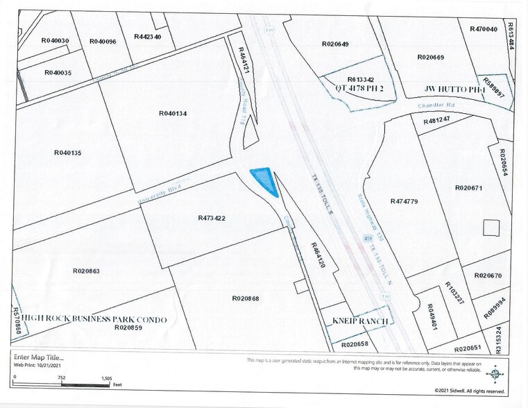 Primary Photo Of CR 118 and University Blvd, Georgetown Land For Sale