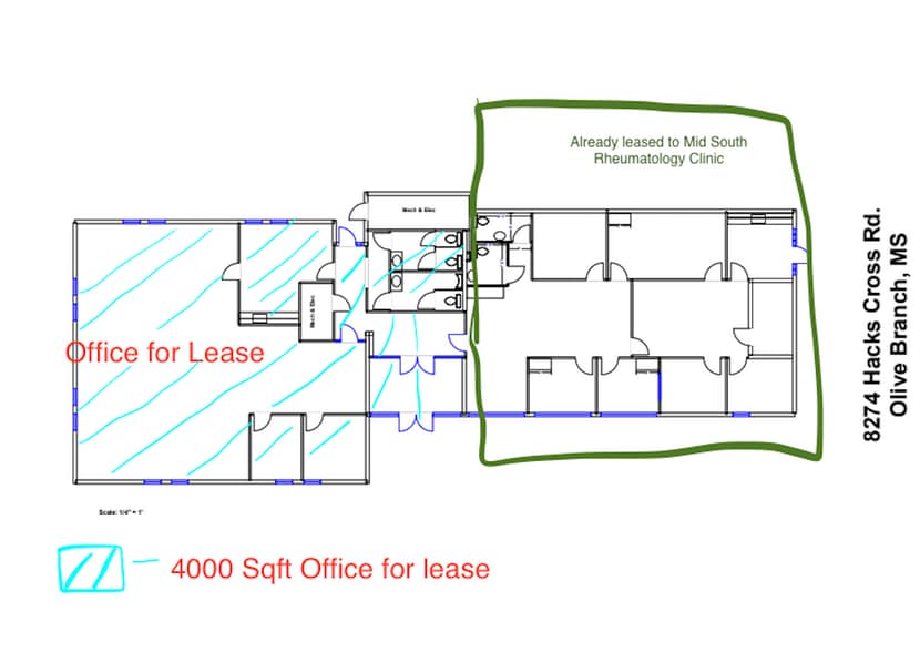 More Photos Of 8274 Hacks Cross Rd, Olive Branch Office For Lease