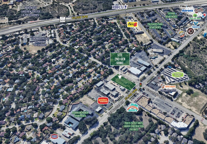Primary Photo Of 2325 Pat Booker Rd, Universal City Fast Food For Sale