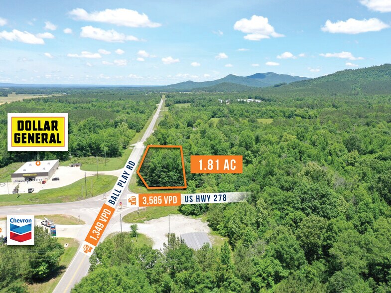 More Photos Of Across from 29 Ball Play Road, Piedmont Land For Sale