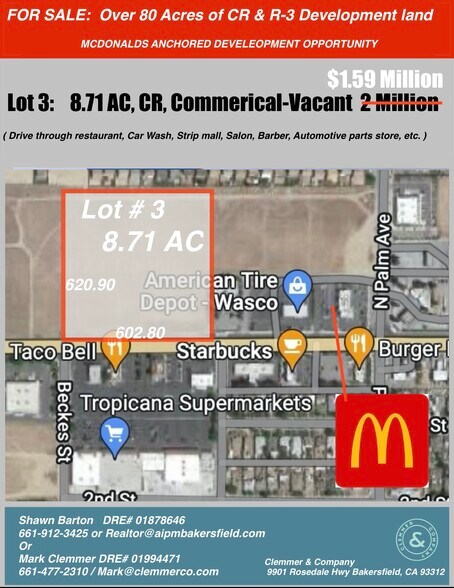 More Photos Of 300 N Palm Ave, Wasco Land For Sale