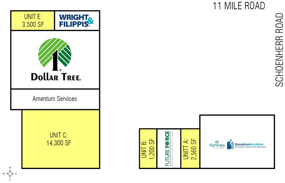 More Photos Of 13384-13470 Schoenherr Rd, Warren Unknown For Lease