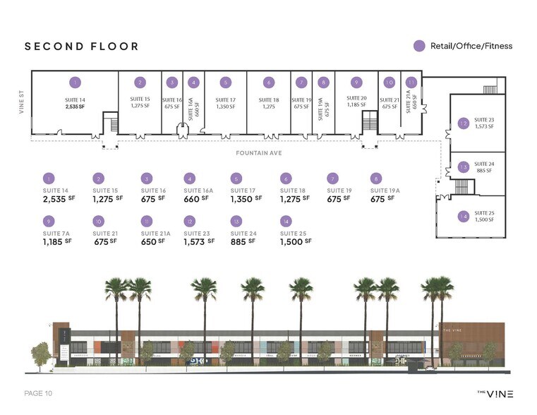 More Photos Of 1253 Vine St, Los Angeles Storefront Retail Office For Lease