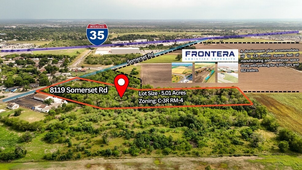 Primary Photo Of 8119 Somerset Rd, San Antonio Land For Sale