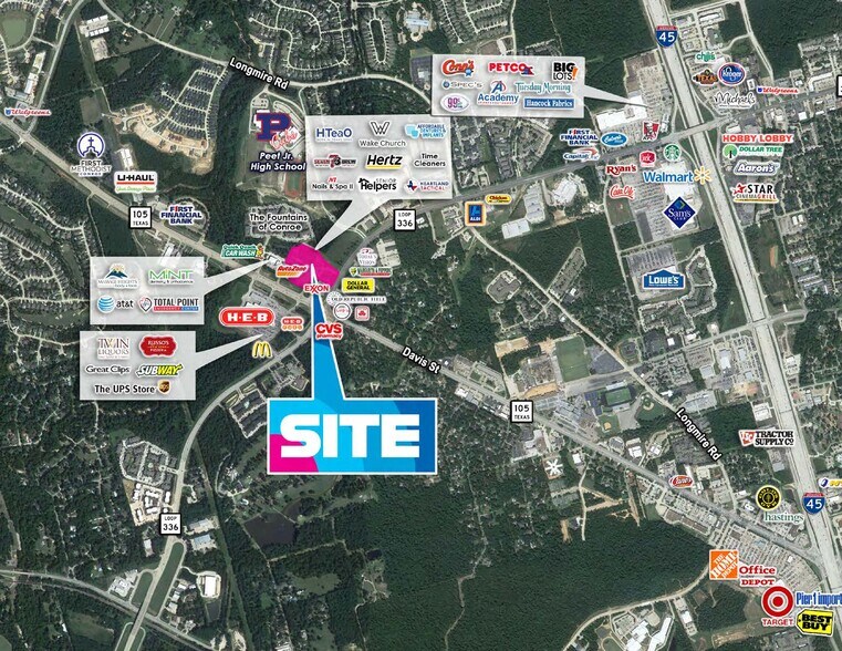 More Photos Of 3830-3836 W Davis St, Conroe Unknown For Lease