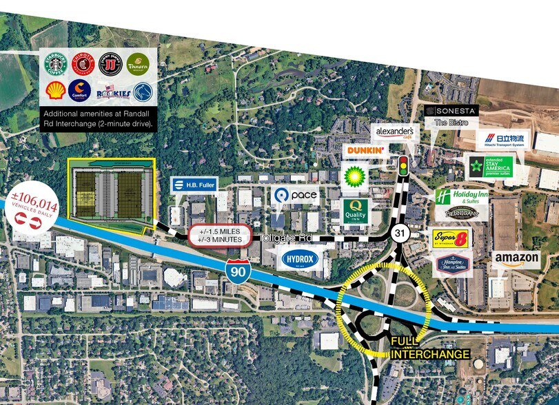 More Photos Of 1120 Tollgate Rd, Elgin Distribution For Lease